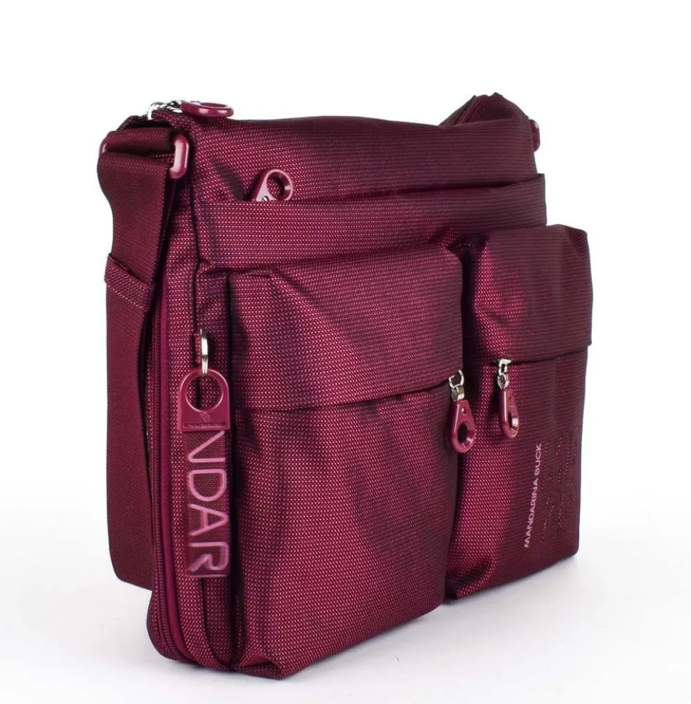 Borsa a tracolla espandibile Mandarina Duck MD20 MTX6 Vibrant Pink