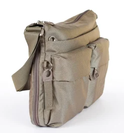 Borsa a tracolla espandibile Mandarina Duck MD20 MTX6 Taupe