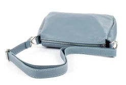 Borsa a tracolla in pelle 20103 Azzurra