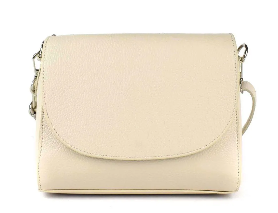 Borsa a tracolla in pelle 20008 Beige