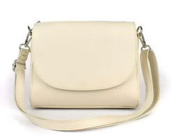Borsa a tracolla in pelle 20008 Beige