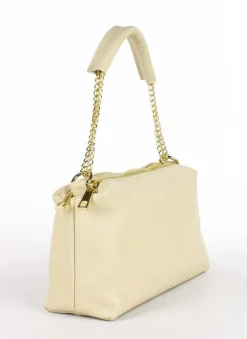 Borsa a tracolla in pelle 20169 Beige
