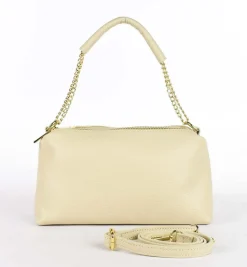 Borsa a tracolla in pelle 20169 Beige