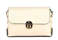 Borsa a tracolla in pelle 20001 Beige