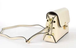 Borsa a tracolla in pelle 20001 Beige