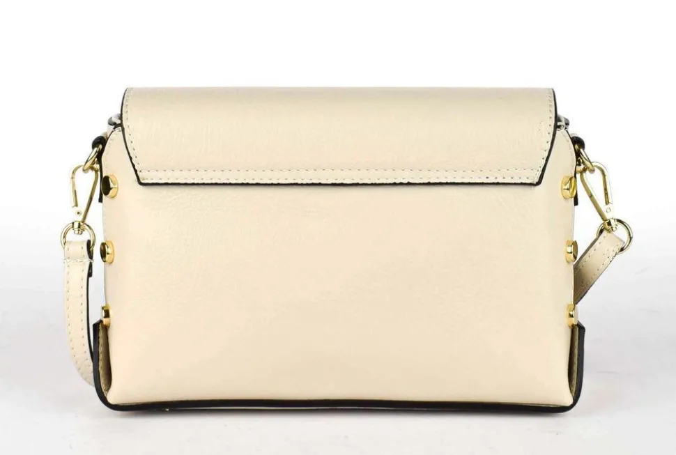 Borsa a tracolla in pelle 20001 Beige