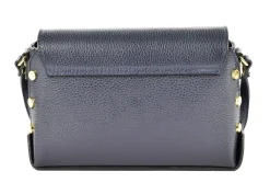 Borsa a tracolla in pelle 20001 Blu