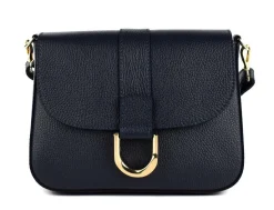 Borsa a tracolla in pelle 20158 Blu
