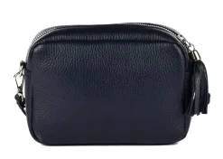 Borsa a tracolla in pelle BP06 Blu