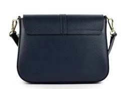 Borsa a tracolla in pelle BP30 Blu