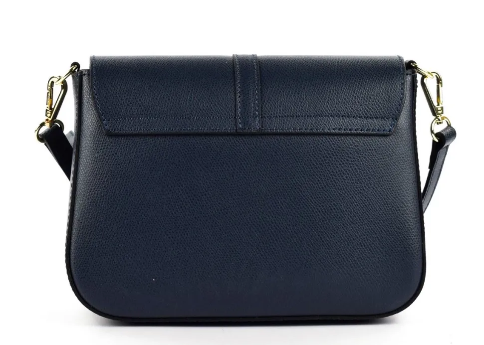 Borsa a tracolla in pelle BP30 Blu