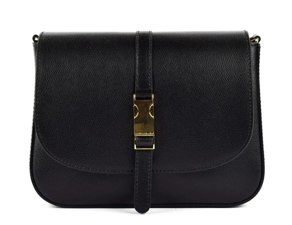 Borsa a tracolla in pelle BP30 Nera