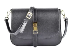 Borsa a tracolla in pelle BP30 Nera
