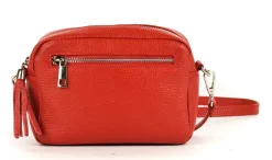 Borsa a tracolla in pelle BP06 Rossa