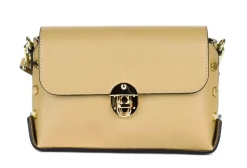 Borsa a tracolla in pelle 20001 Ecru