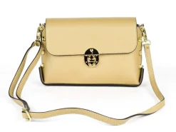 Borsa a tracolla in pelle 20001 Ecru