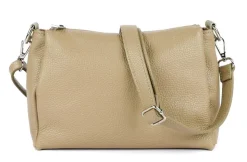 Borsa a tracolla in pelle 20103 Ecru