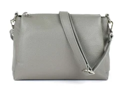 Borsa a tracolla in pelle 20103 Grigia