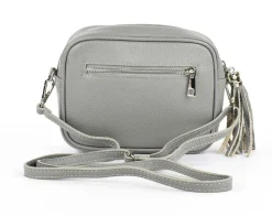 Borsa a tracolla in pelle 20102 Grigia