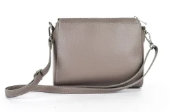 Borsa a tracolla in pelle 20008 Grigia