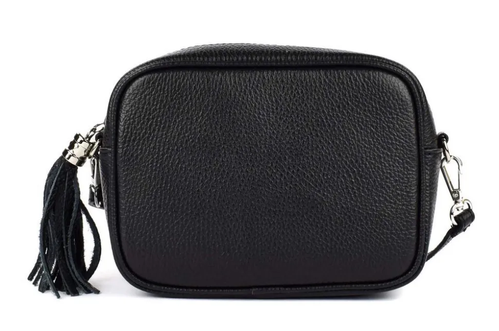 Borsa a tracolla in pelle 20102 Nera