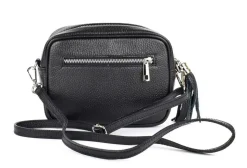 Borsa a tracolla in pelle 20102 Nera