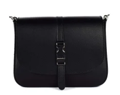 Borsa a tracolla in pelle 20092 Nera