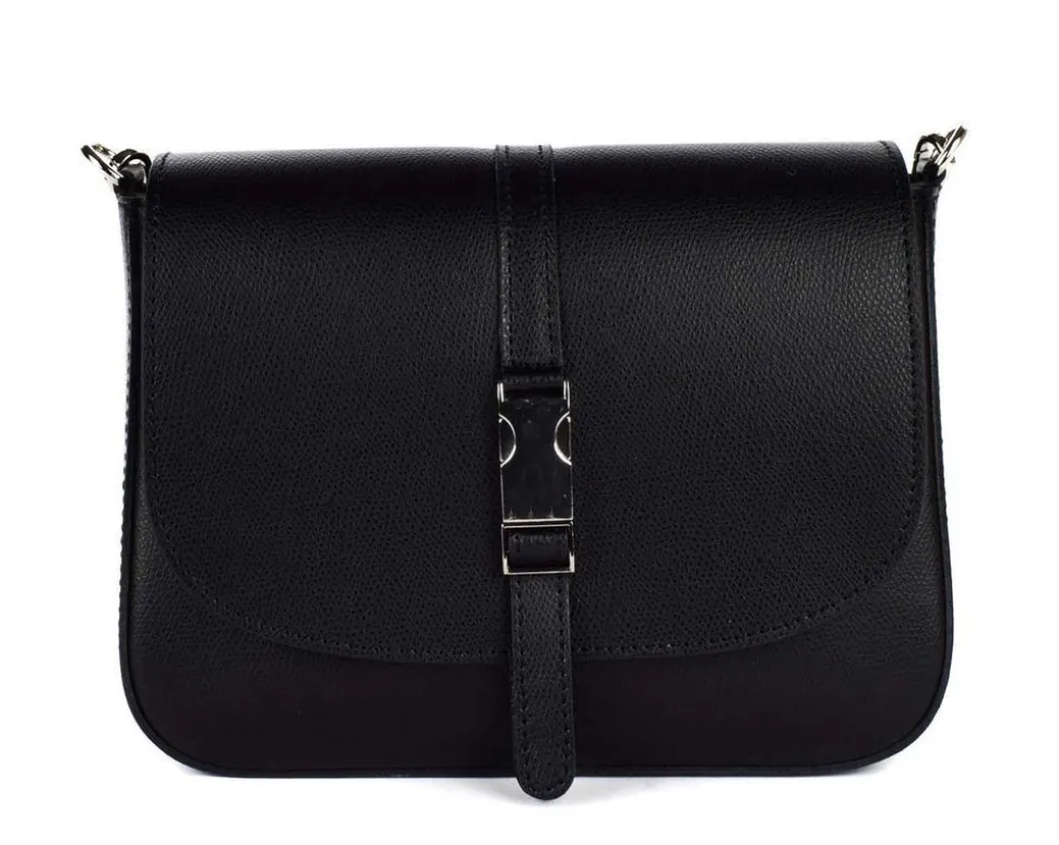 Borsa a tracolla in pelle 20092 Nera