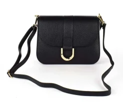 Borsa a tracolla in pelle 20158 Nero