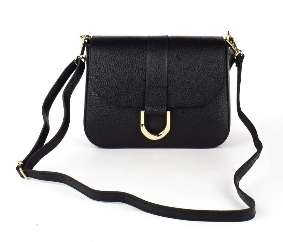 Borsa a tracolla in pelle 20158 Nero