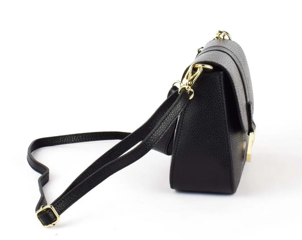 Borsa a tracolla in pelle 20158 Nero