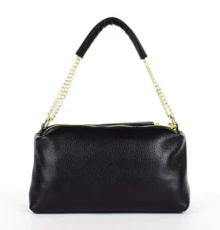 Borsa a tracolla in pelle 20169 Nero