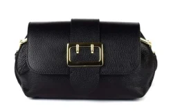 Borsa a tracolla in pelle 20161 Nero