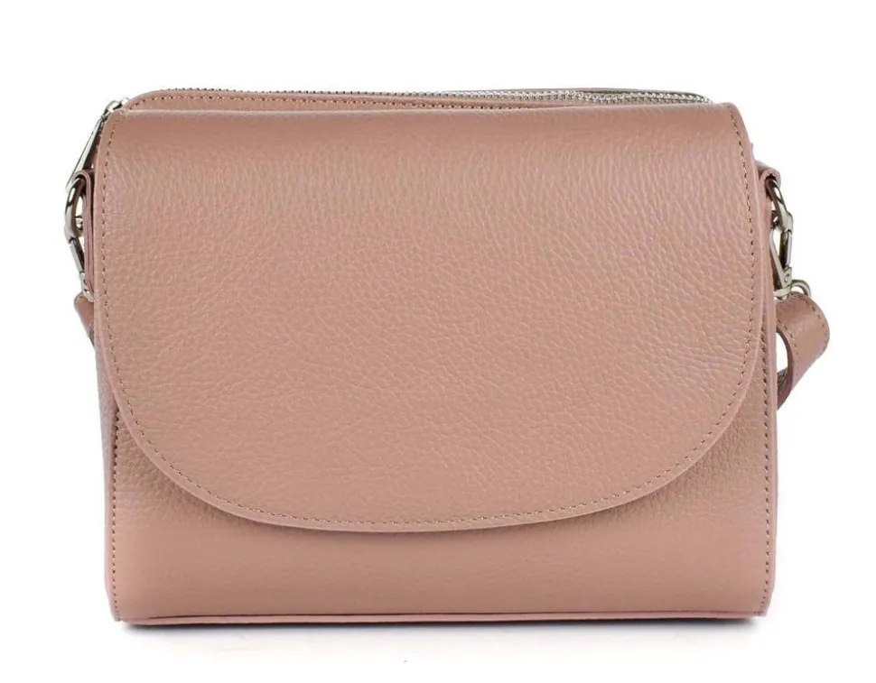 Borsa a tracolla in pelle 20008 Rosa