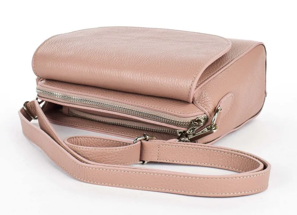 Borsa a tracolla in pelle 20008 Rosa