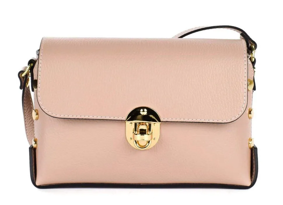 Borsa a tracolla in pelle 20001 Rosa