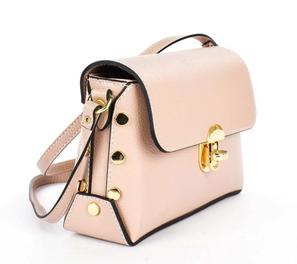 Borsa a tracolla in pelle 20001 Rosa