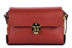 Borsa a tracolla in pelle 20001 Rossa