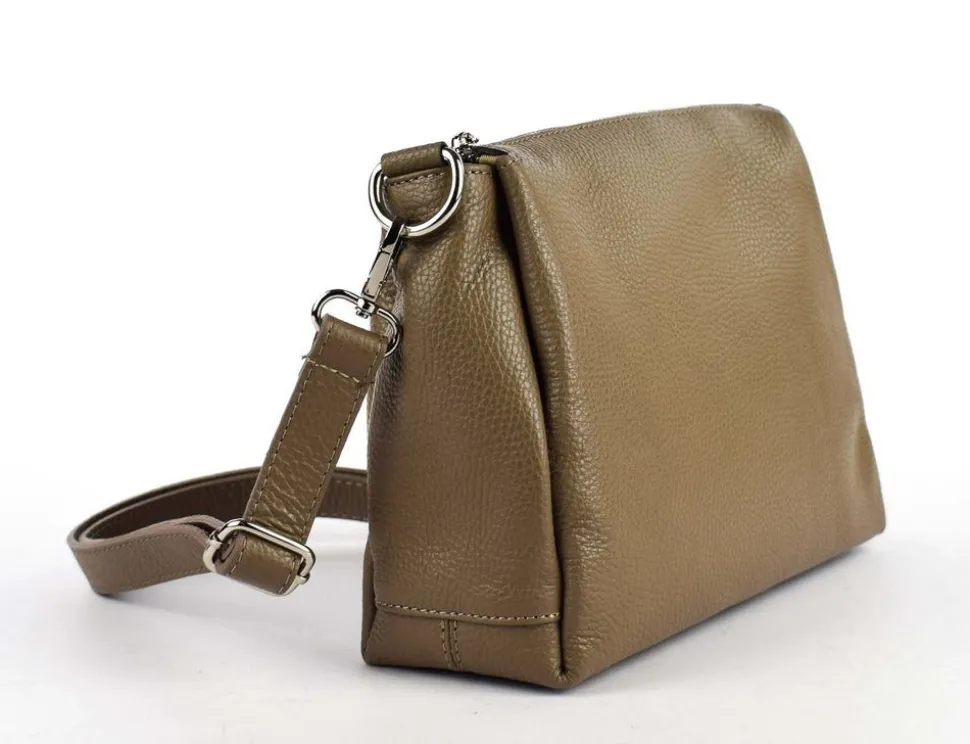 Borsa a tracolla in pelle 20103 Taupe