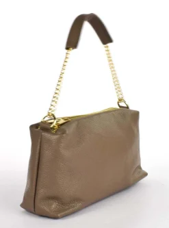 Borsa a tracolla in pelle 20169 Taupe