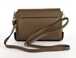 Borsa a tracolla in pelle 20001 Taupe