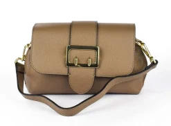 Borsa a tracolla in pelle 20161 Taupe