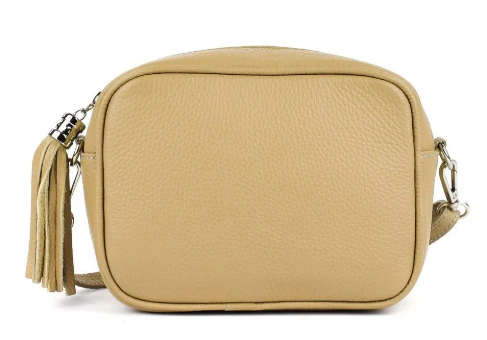 Borsa a tracolla in pelle 20102 Taupe