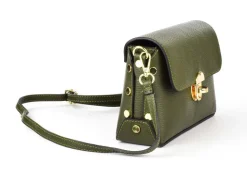 Borsa a tracolla in pelle 20001 Verde