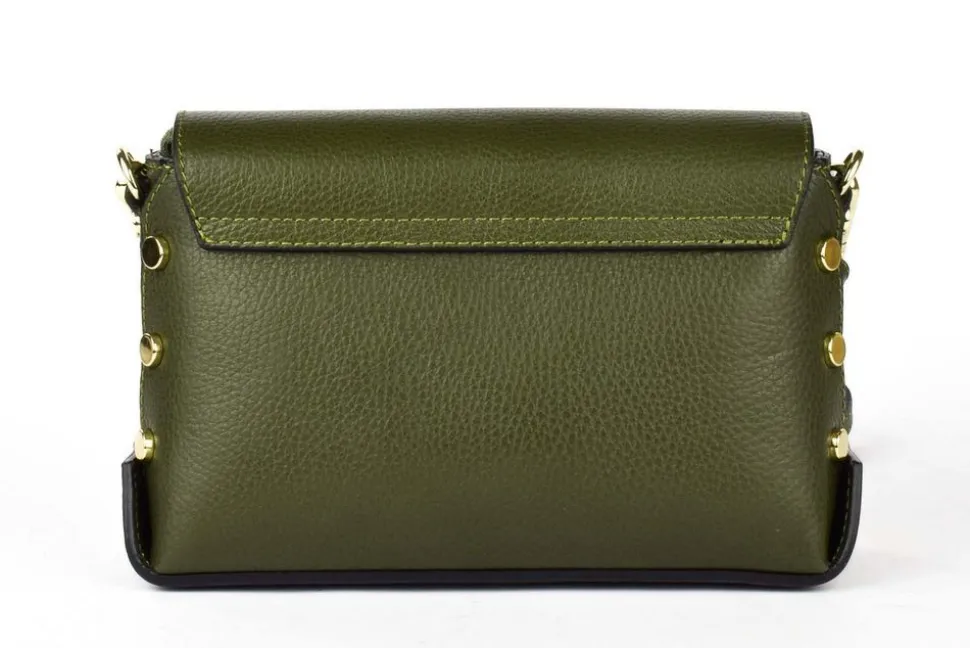 Borsa a tracolla in pelle 20001 Verde