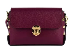 Borsa a tracolla in pelle 20001 Vinaccia