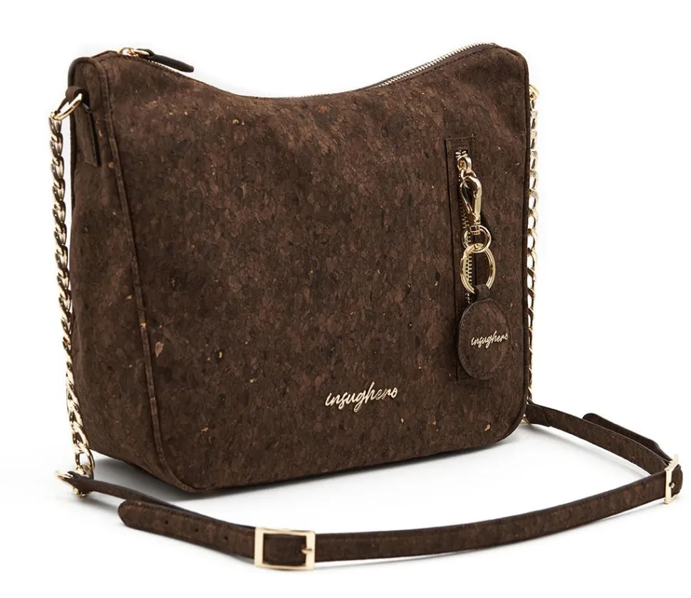 Borsa a tracolla Insughero Cortina Marrone