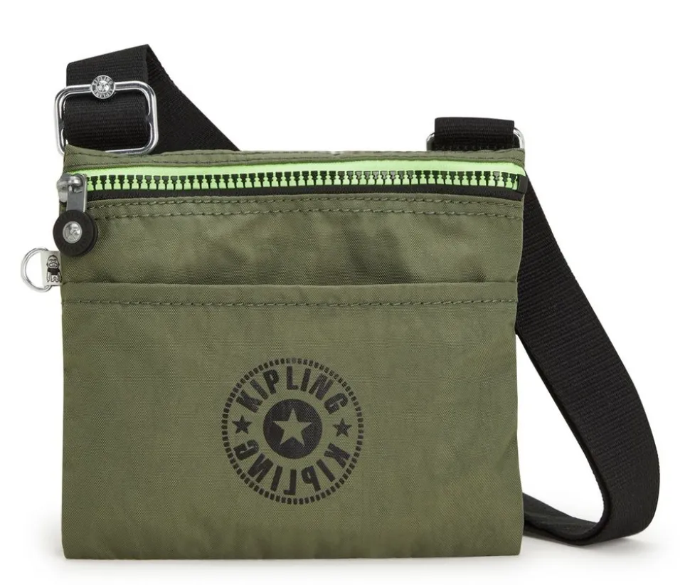 Borsa a tracolla Kipling Gib Strong Moss