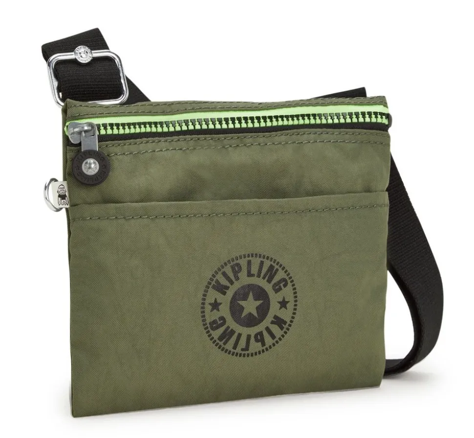Borsa a tracolla Kipling Gib Strong Moss