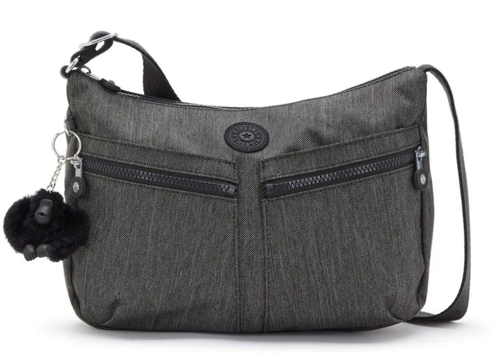 Borsa a tracolla Kipling Izellah Black Peppery